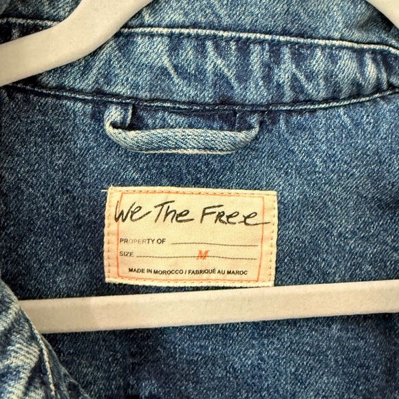 We The Free Opal Swing Denim Jacket Free People - Picture 6 of 6
